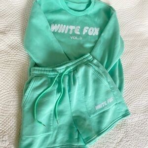 Faux White Fox set